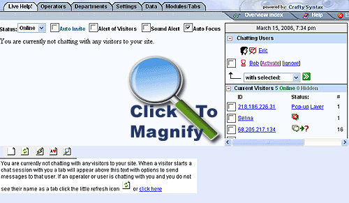 Activate chat request screenshot